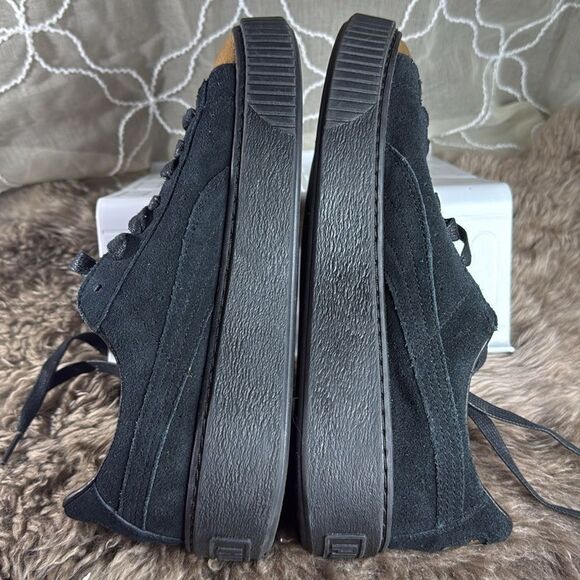 (B2) PUMA Suede Gold Platform Sneakers for Women, Size 8.5 - Picture 8 of 16